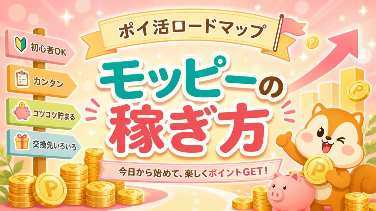 モッピーの稼ぎ方
