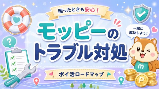 モッピーのトラブル対処