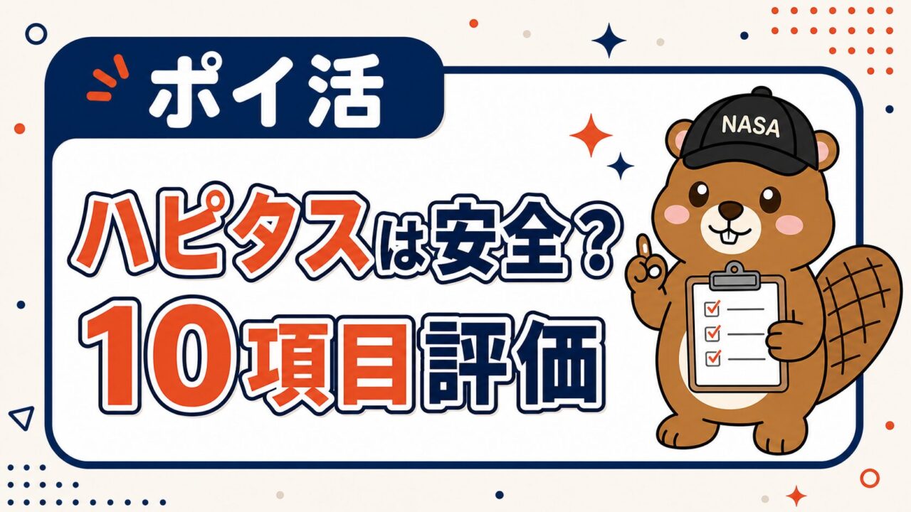 ハピタスは安全？10項目評価